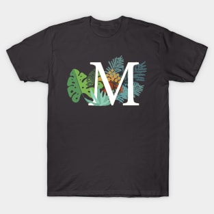 Plant Letter M T-Shirt